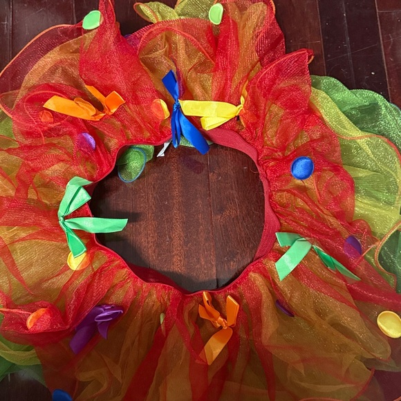 Sexy clown. Halloween.  Fun run. Cosplay.  Tutu, hat and oversized bow tie.  Med - Picture 5 of 5